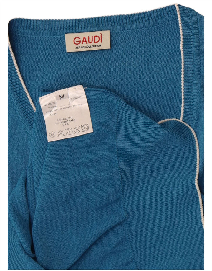 Gaudi muški prsluk bez rukava srednje plava viskoza