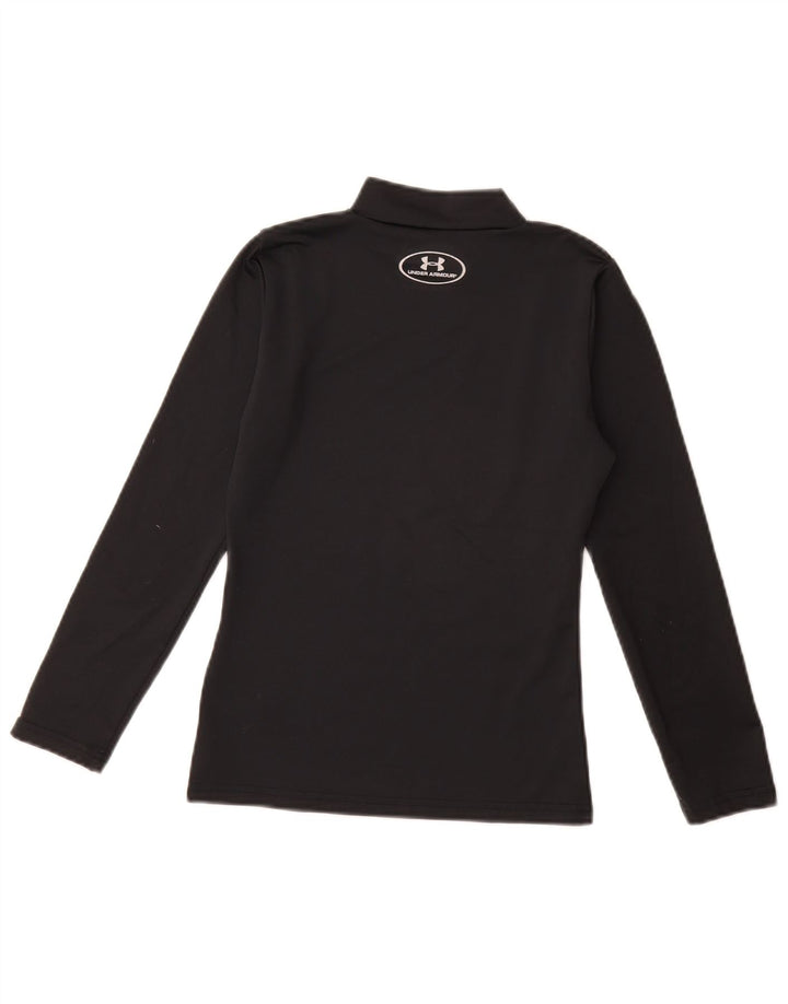UNDER ARMOUR Cold Gear majica za djevojčice dugih rukava 9-10 godina srednje crna