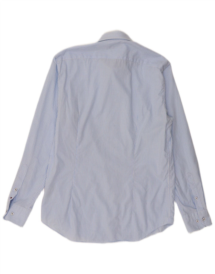 Tommy Hilfiger muška košulja po mjeri veličina 40 15 3/4 srednje plava gingham