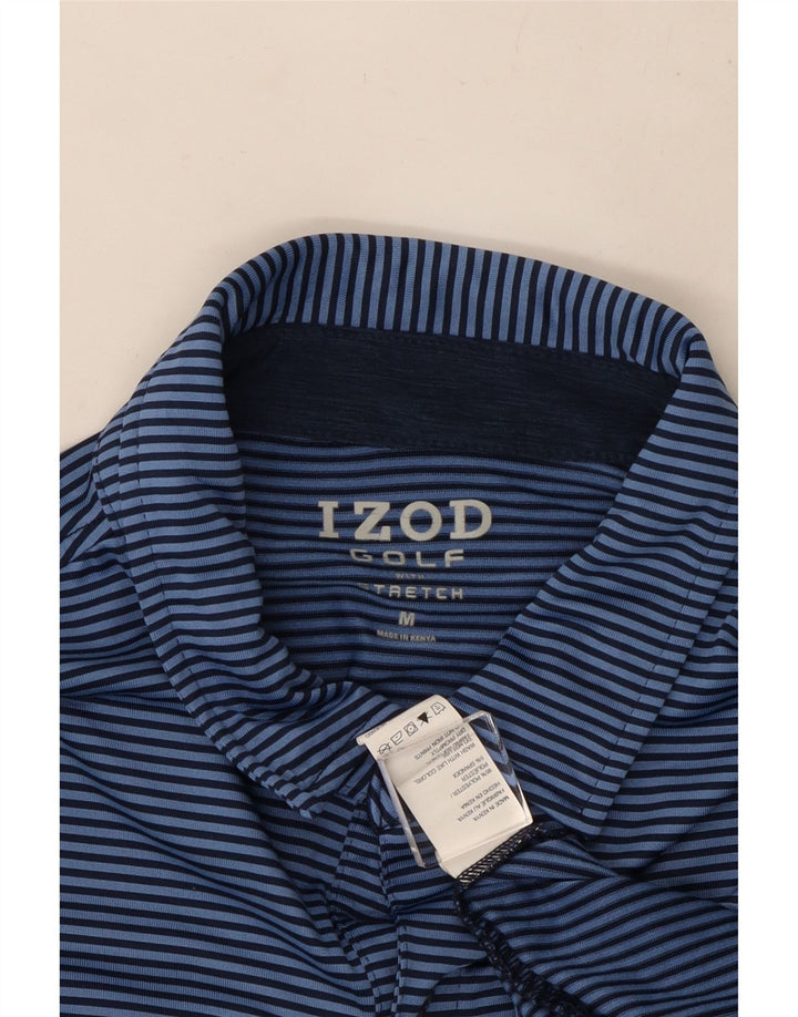 Izod muška polo majica srednje plave pruge od poliestera