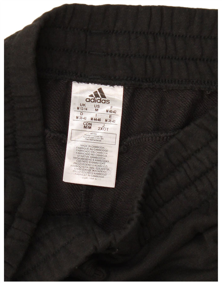 Adidas Ženske grafičke trenirke, hlače Joggers UK 12/14 srednje crne