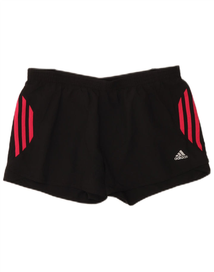 Adidas ženske Climacool sportske kratke hlače UK 12 Srednji crni poliester