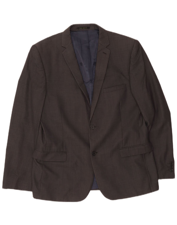 Ted Baker muška jakna s 2 gumba UK 42 XL siva vuna