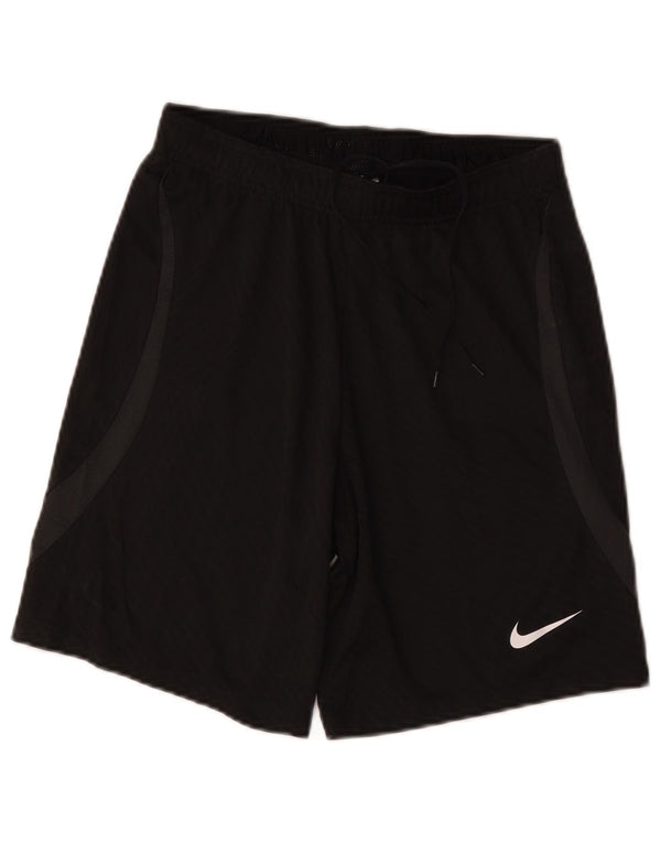Nike ženske uske sportske kratke hlače UK 10 male crne poliesterske sportske hlače