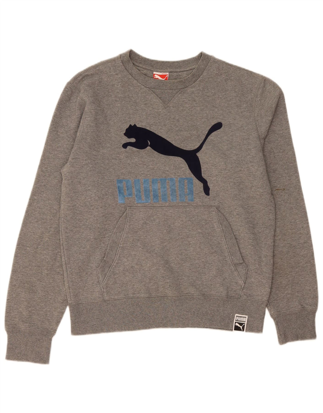 Puma muška trenirka s grafičkim motivima, srednje siva s pjegama