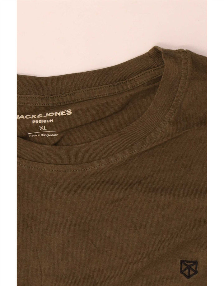 Jack & Jones muška majica kratkih rukava XL kaki