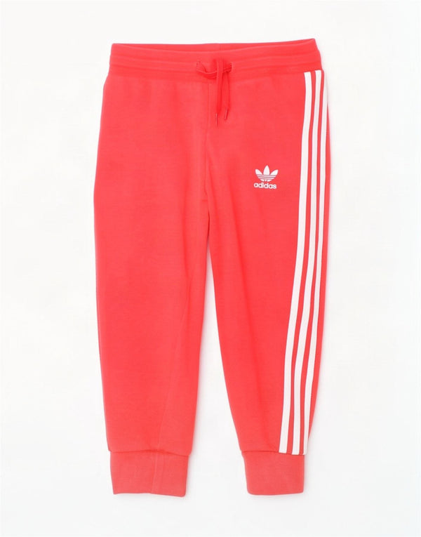 Adidas Trenirke za djevojčice Joggers 2-3 godine, crvene pamučne