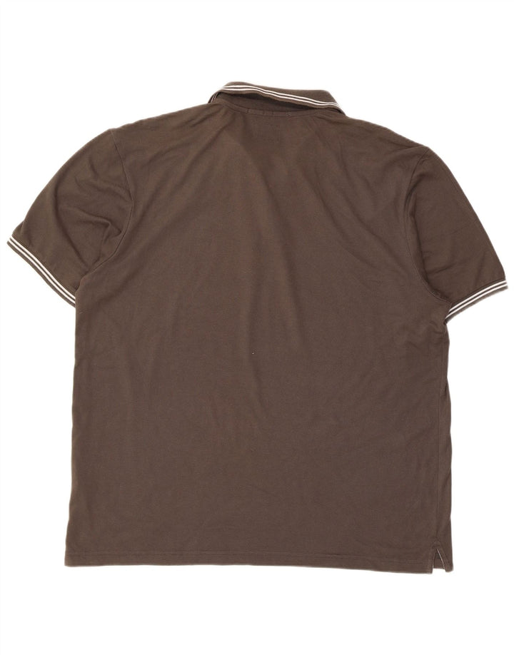 CHAMPION Muška polo majica Easy Fit 3XL smeđi pamuk