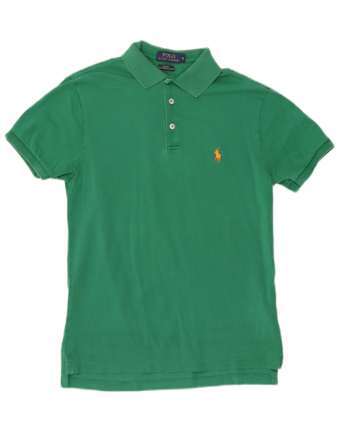 POLO RALPH LAUREN Muška uska polo majica Mala zelena pamuk