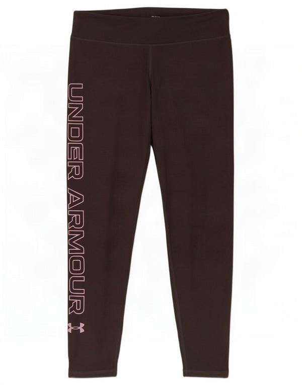 Under Armour ženske grafičke tajice UK 10 male sive pamučne