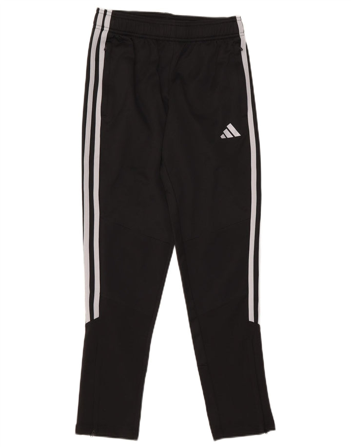 Adidas Hlače za trenirku za dječake 11-12 godina crne poliesterske