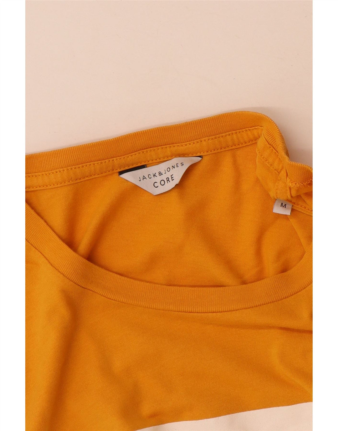 Jack & Jones muška grafička majica kratkih rukava Srednje žuti pamuk