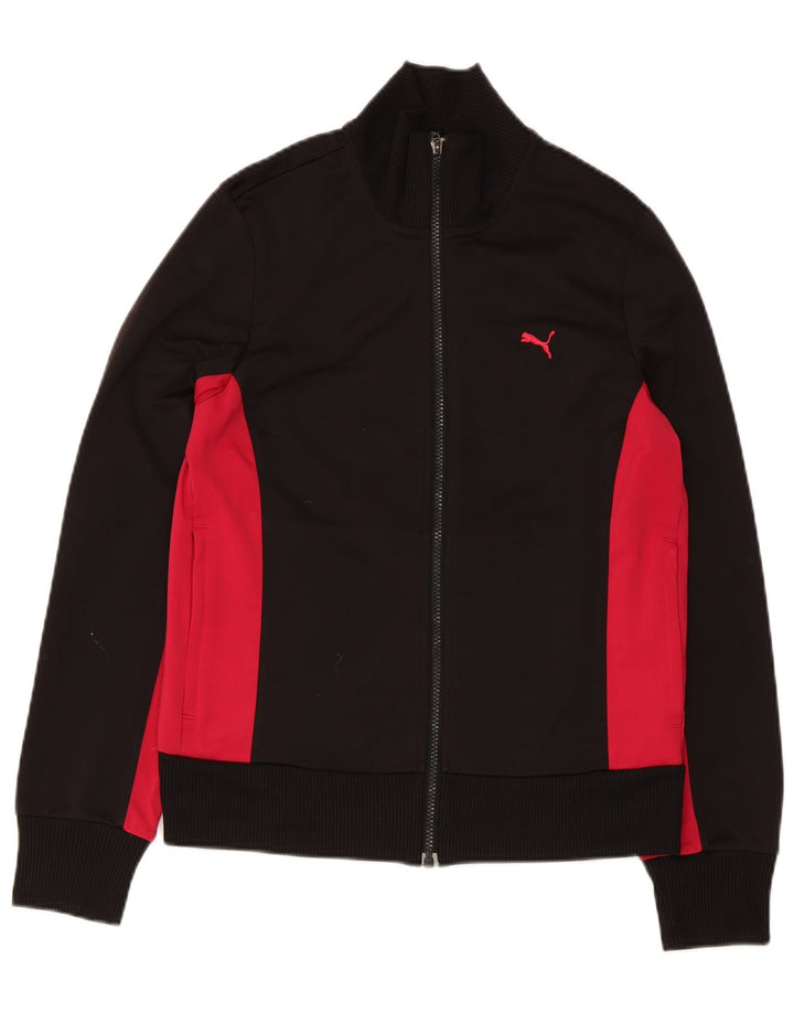 Puma ženska gornja jakna trenirke UK 14 Large Black Colourblock poliester