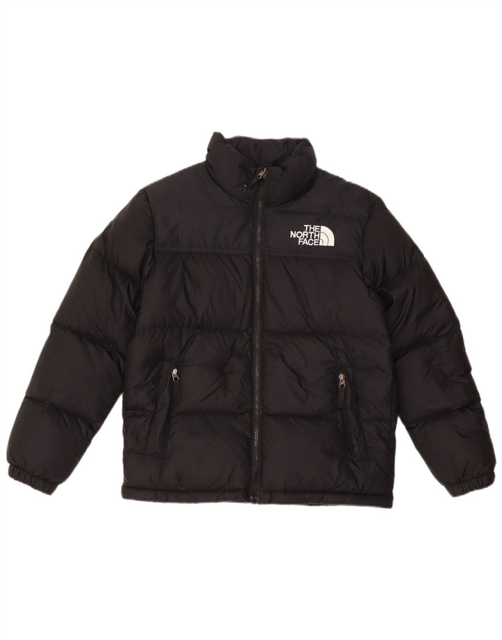 The North Face Boys podstavljena jakna 11-12 godina veliki crni najlon