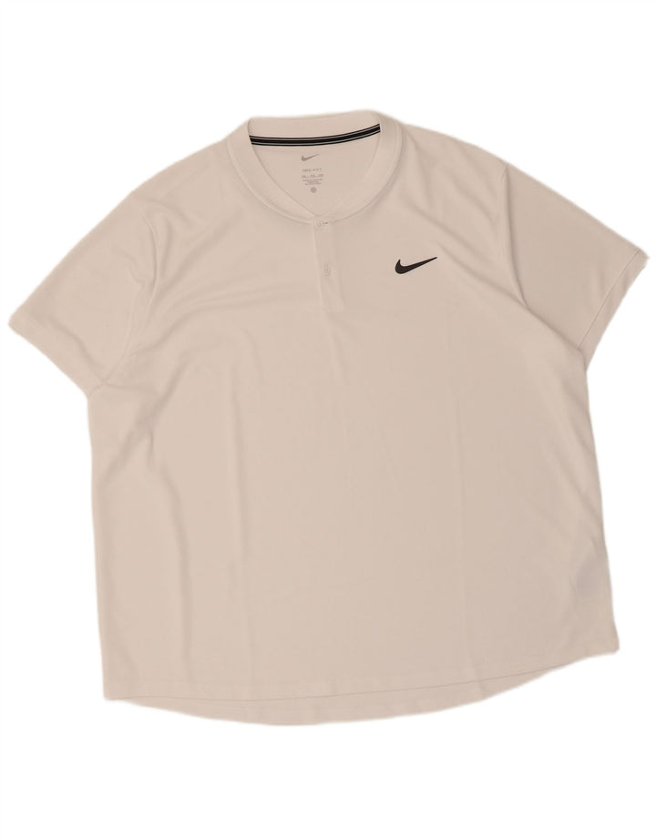 Nike Dri Fit T-Shirt Top 2XL bijeli poliester
