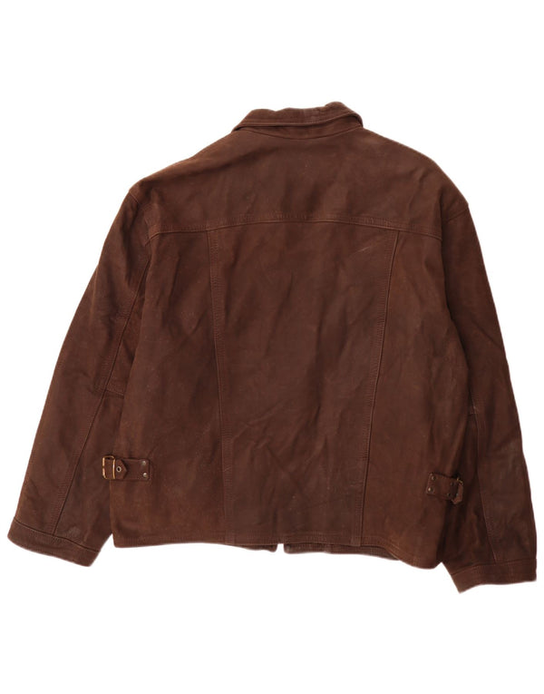 Vintage muška kožna jakna UK 40 Large Brown