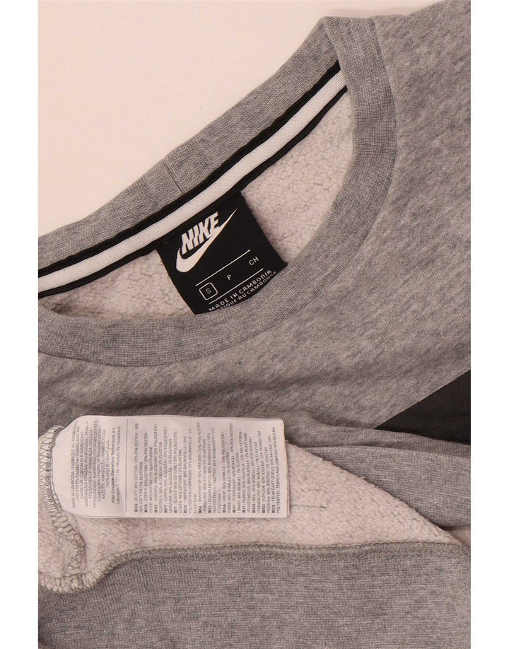 Nike muška majica s grafičkim motivima, mali sivi pamuk u blokovima boja