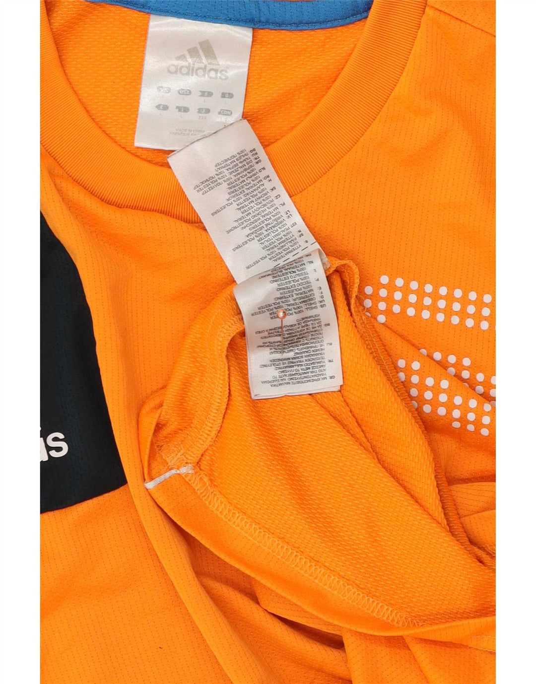 Adidas muška majica s grafičkim motivima, velika narančasta poliesterska boja