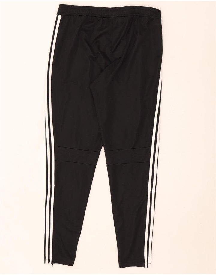 Adidas muške uske trenirke, velike crne poliesterske hlače