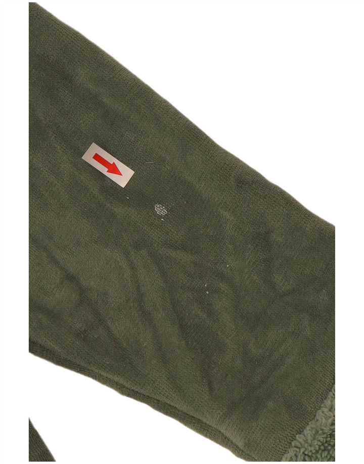 Patagonia ženska trenirka Sherpa gornja jakna UK 10 mali zeleni poliester