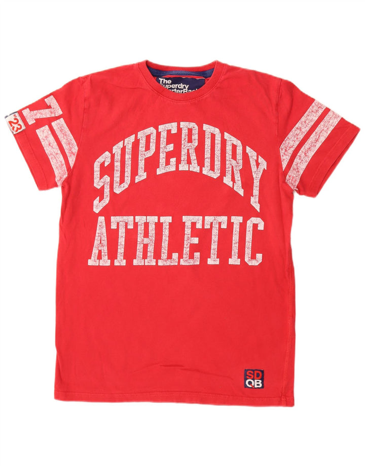 SUPERDRY muška majica kratkih rukava srednje srednje crvene boje