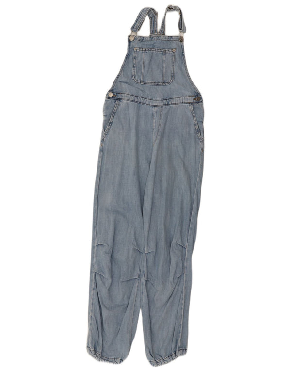 Marks & Spencer Girls Dungarees široke traperice 10-11 godina W26 L26 plavi pamuk