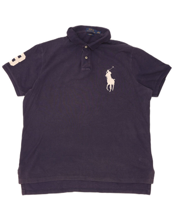 Polo Ralph Lauren muška polo majica prilagođenog kroja XL tamnoplavi pamuk