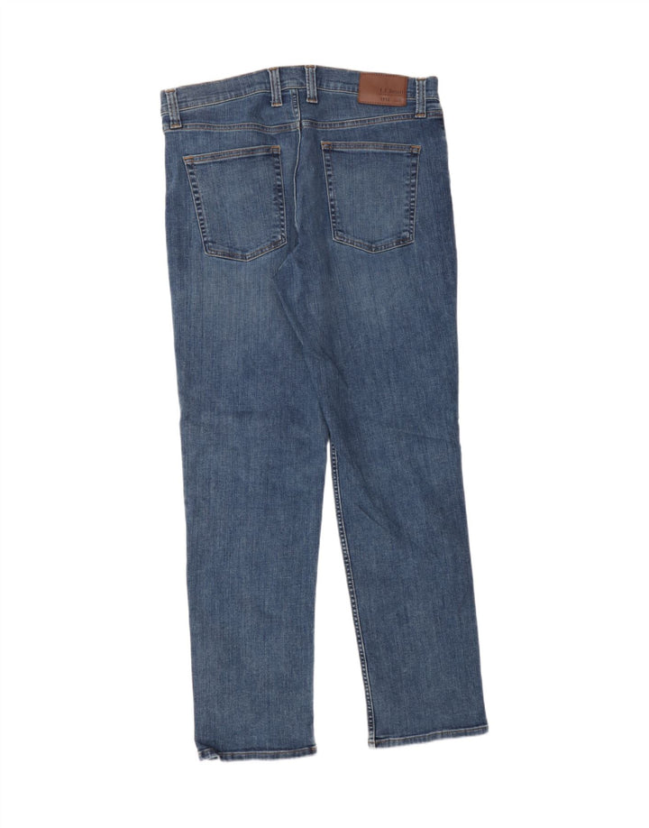 L.L.BEAN Mens Straight Jeans W34 L32 Blue Cotton Vintage L.L.Bean and Second-Hand L.L.Bean from Messina Hembry 