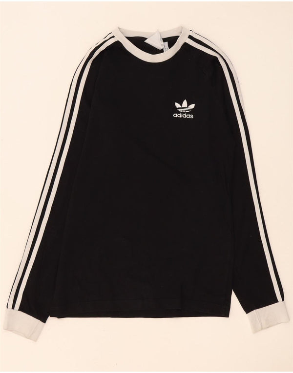 Adidas muška majica dugih rukava XS crni pamuk u boji
