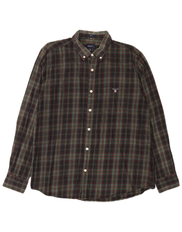 Gant muška flanelska košulja standardnog kroja veličina 42/43 17 2XL višebojni karirani