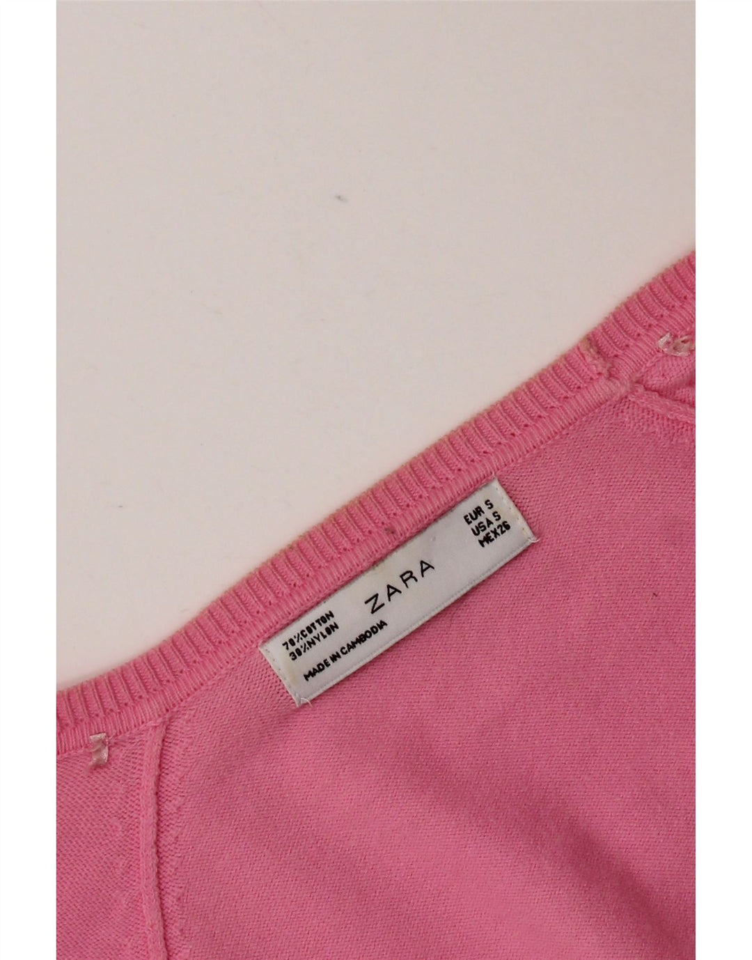 Zara ženski kardigan pulover UK 10 Small Pink