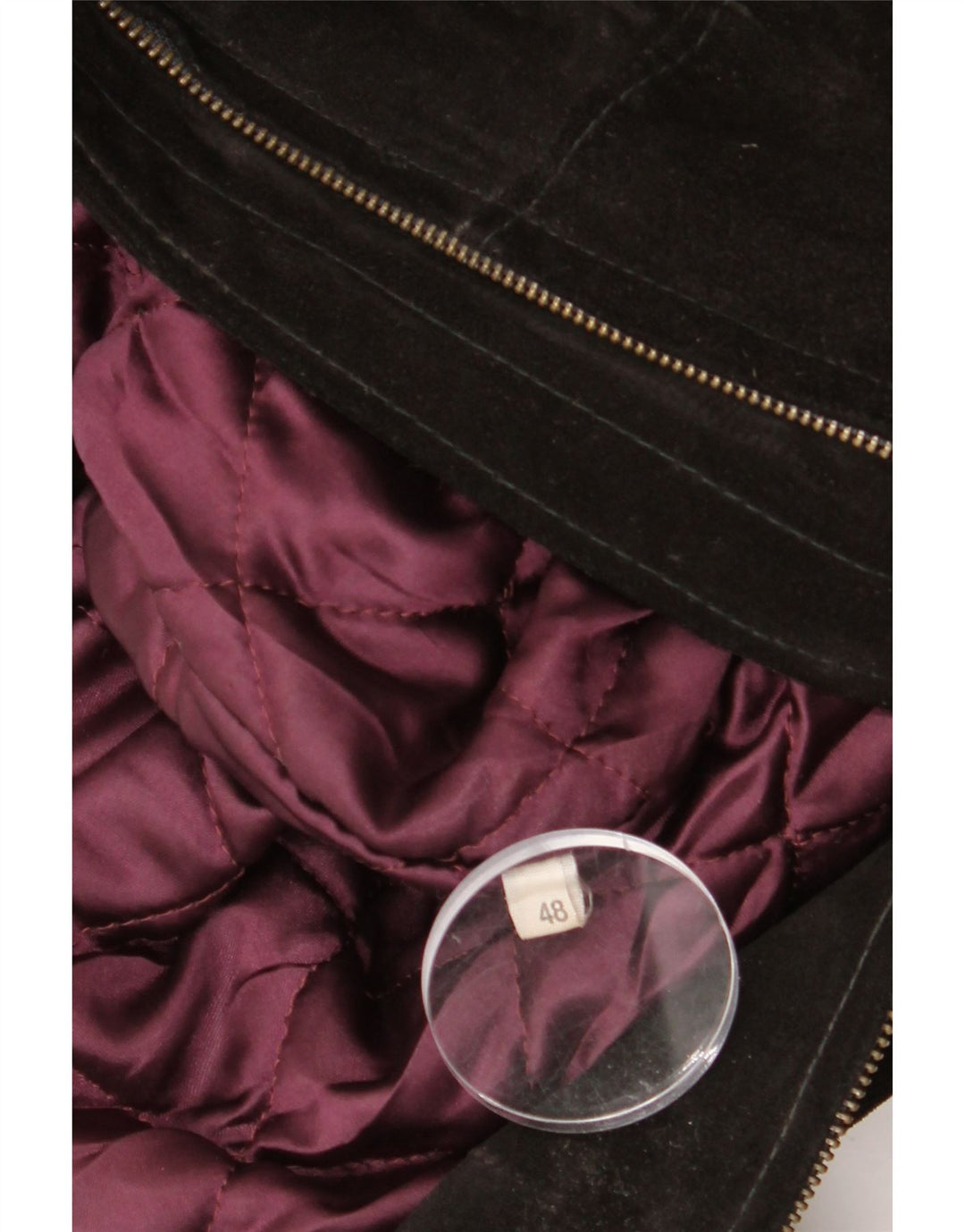 Vintage muška bomber jakna od brušene kože IT 48 srednje smeđa