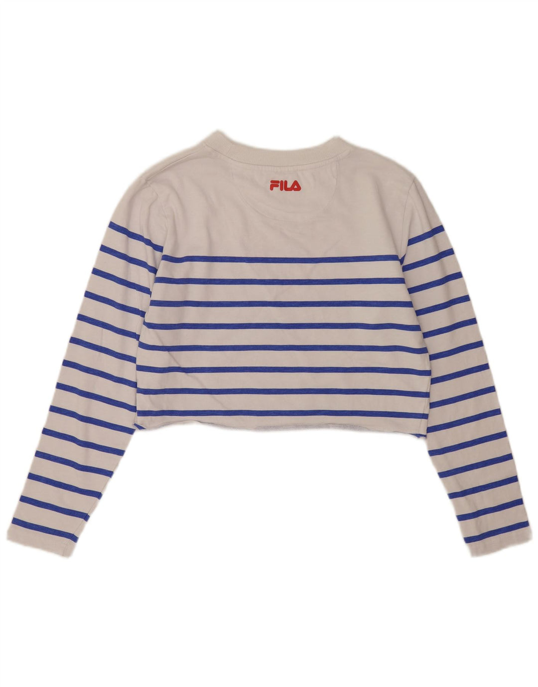 Fila ženska majica dugih rukava s kratkim rukavima UK 14 srednje bijele pruge