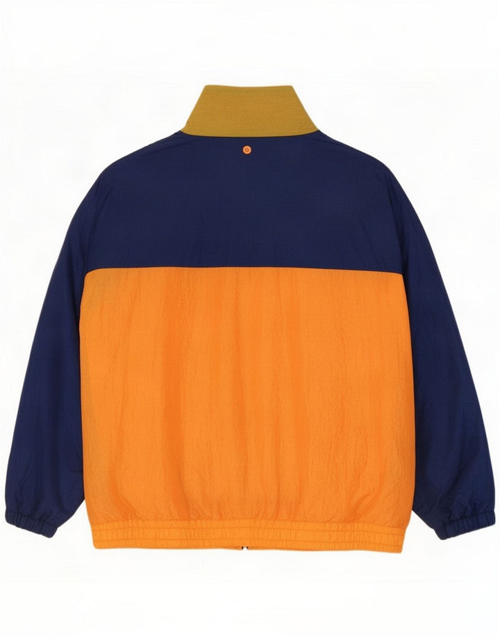 Vintage muška trenirka Gornja jakna Medium Orange Colourblock Nylon