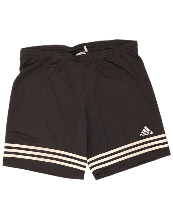 Adidas muške sportske kratke hlače Climalite, veliki crni poliester