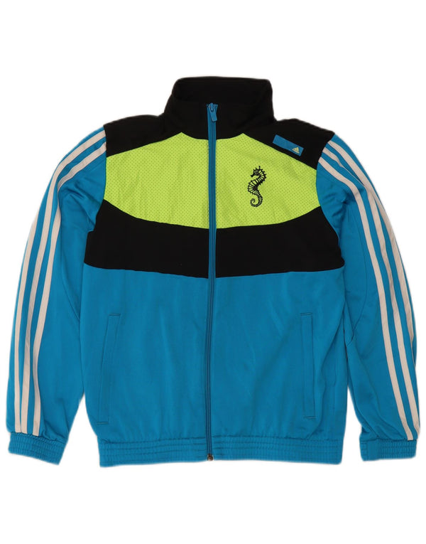 Adidas Boys A.C. Cesena Gornja jakna trenirke 11-12 godina Blue Colourblock