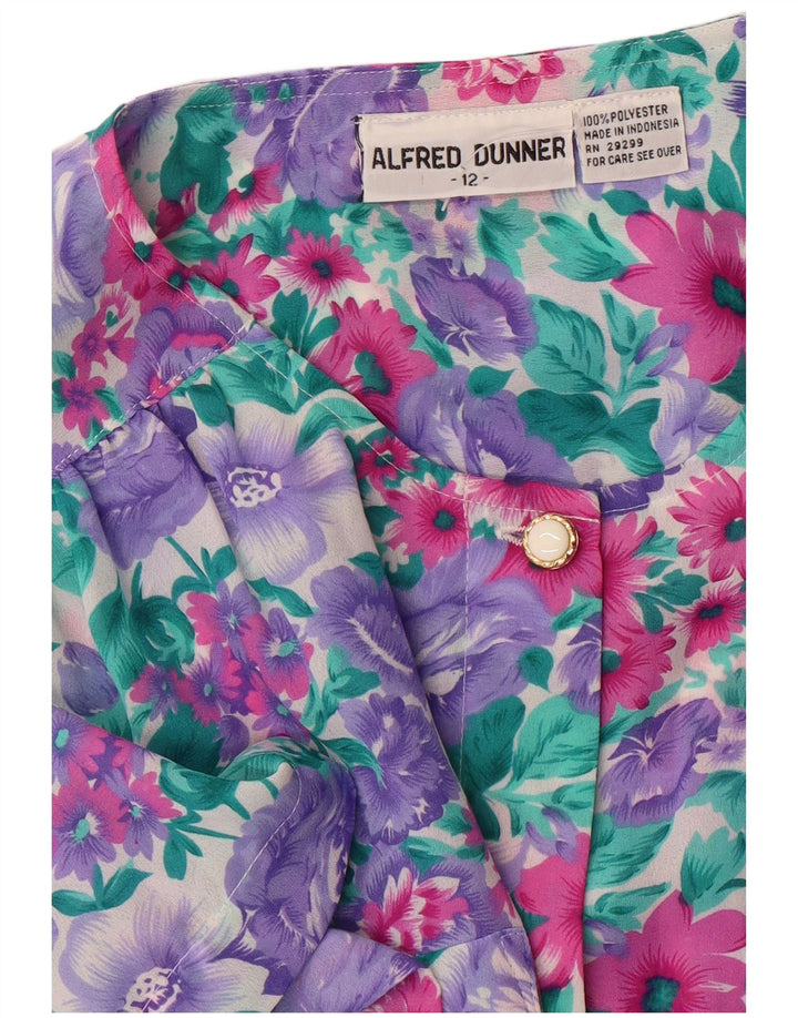 ALFRED DUNNER Womens Shirt Blouse US 12 Large Multicoloured Floral