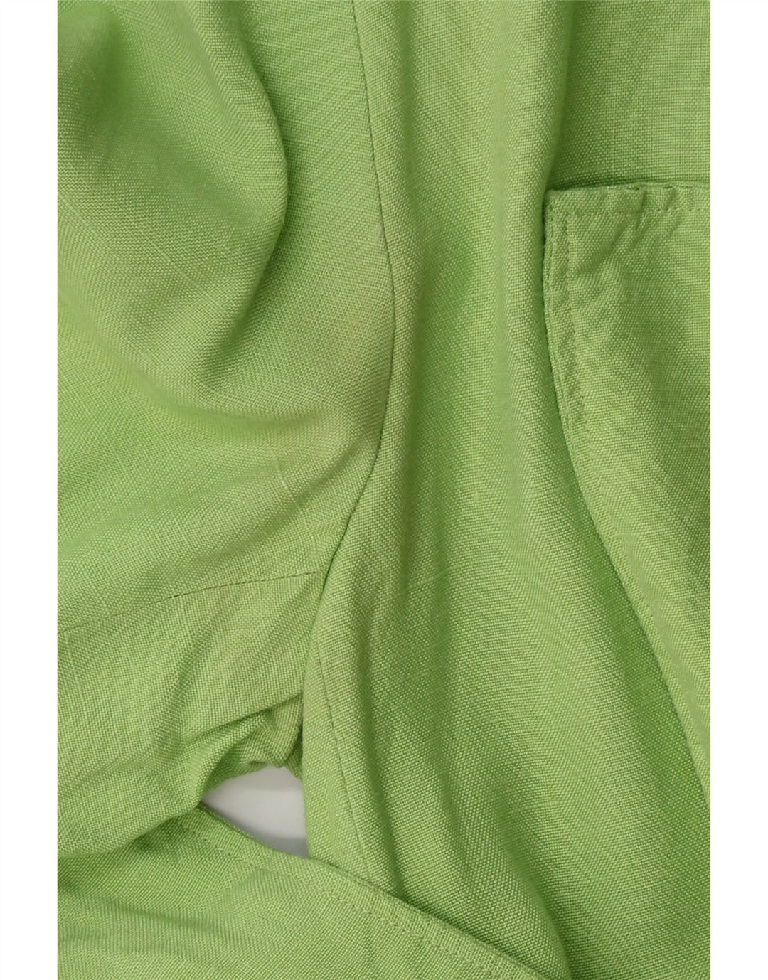 VINTAGE Womens Short Sleeve 3 Button Blazer Jacket UK 10 Small Green Vintage Vintage and Second-Hand Vintage from Messina Hembry 