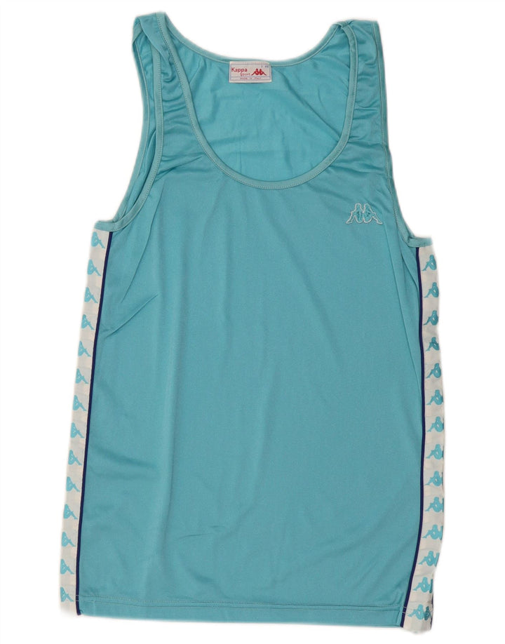 KAPPA muški grafički prsluk IT 46 Small Blue Colourblock poliamid