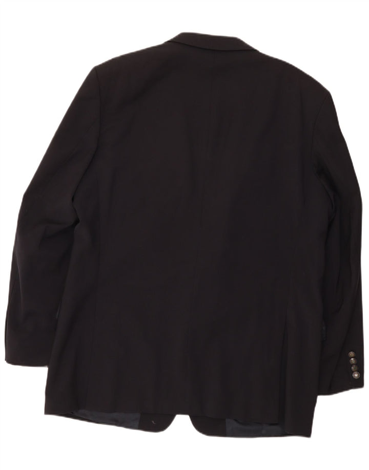 Hugo Boss muška jakna sa 2 gumba EU 54 2XL crna vuna