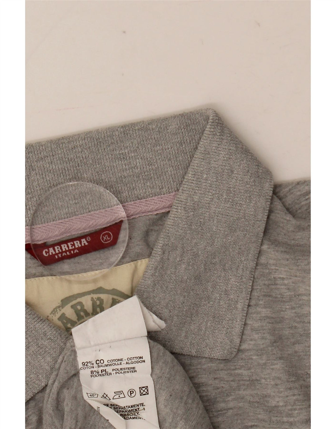 Carrera muška polo majica XL sivi flekasti pamuk