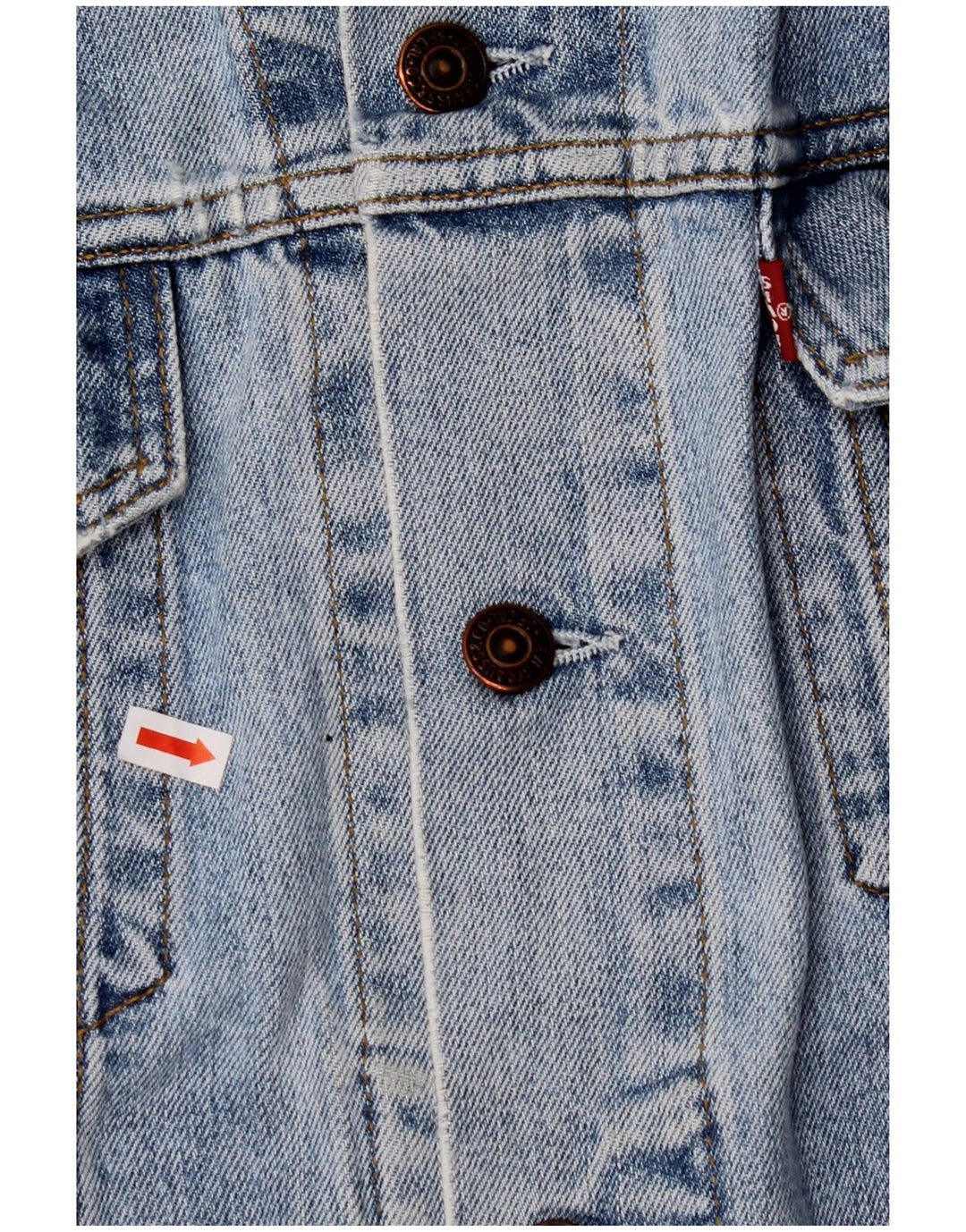 LEVI'S muška traper jakna UK 42 XL plavi pamuk