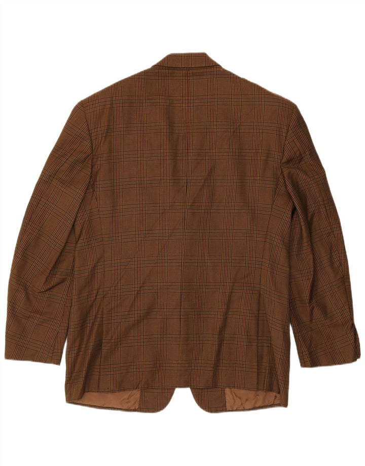 Trussardi muška jakna sa 2 gumba IT 52 XL smeđa houndstooth