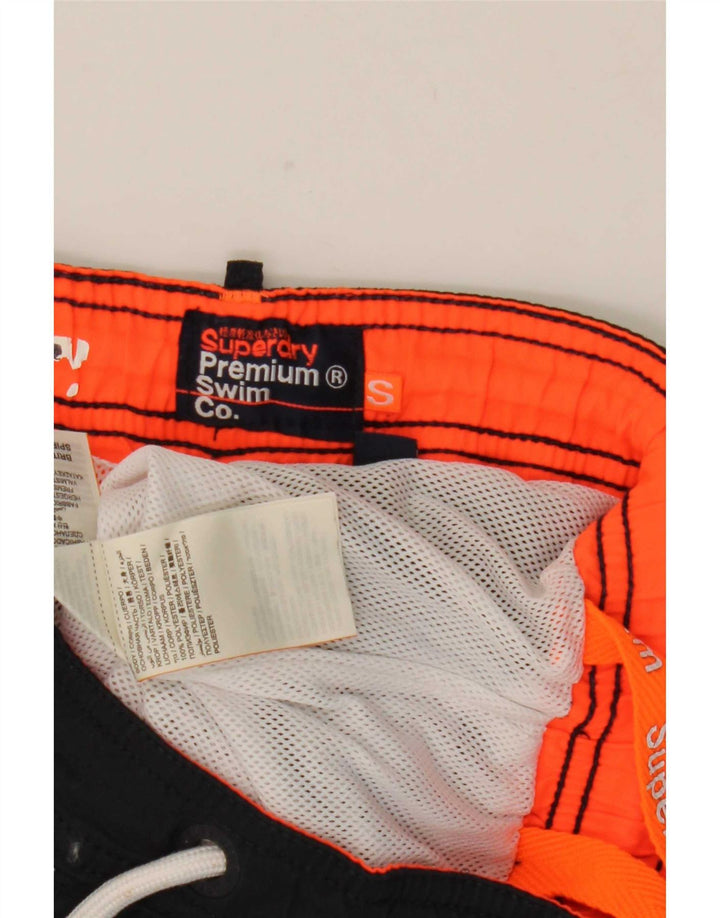 Superdry ženske kratke hlače za kupanje s grafičkim motivima UK 10 Male tamnoplave poliesterske