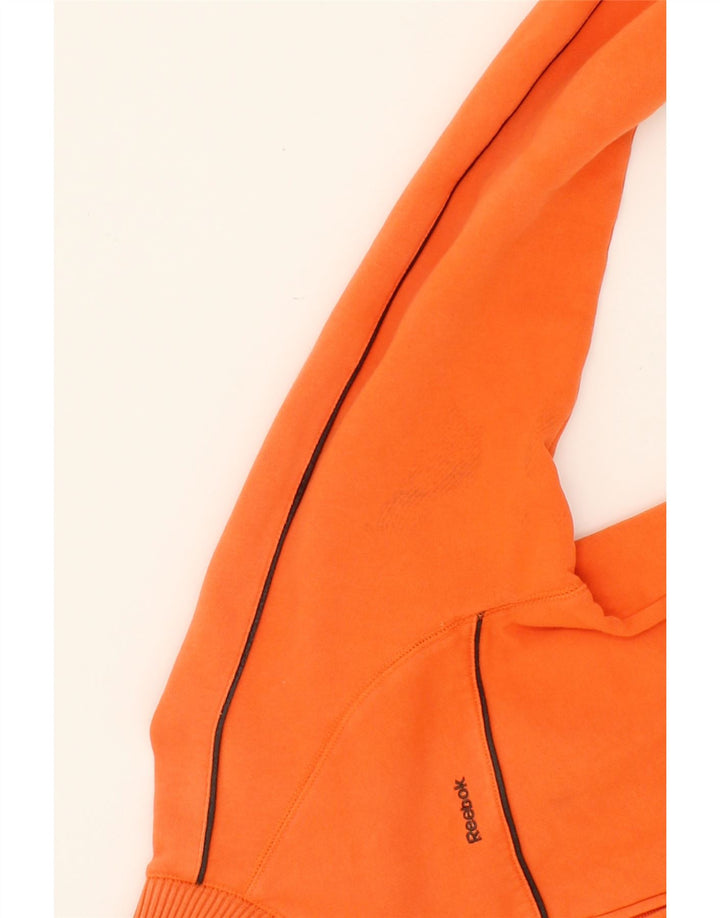 REEBOK Boys Tracksuit Top Jacket 13-14 Years Orange Cotton Vintage Reebok and Second-Hand Reebok from Messina Hembry 