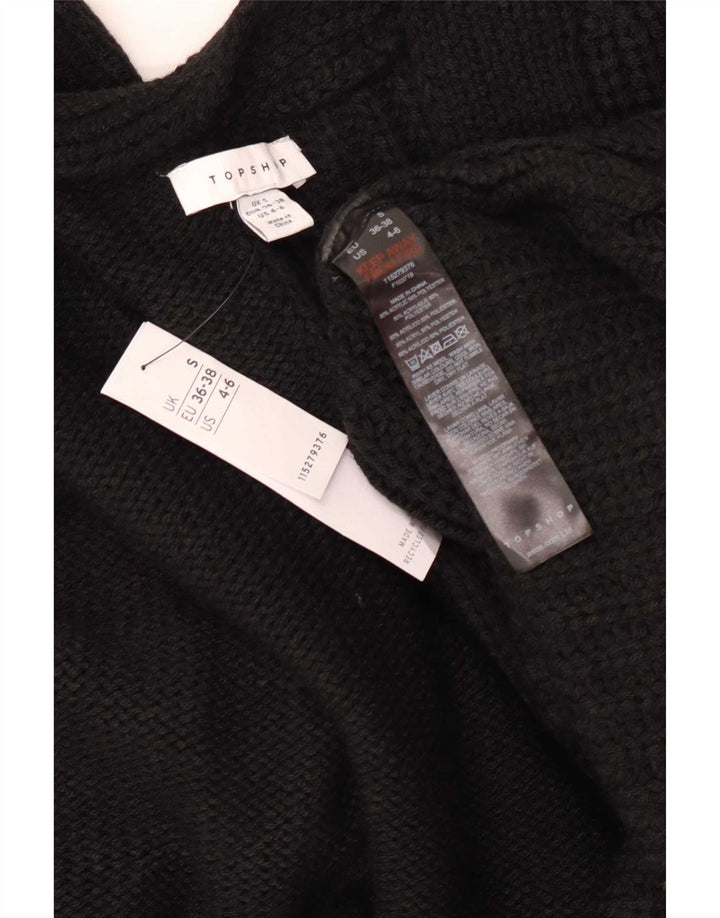 Topshop ženski prekomjerni dugi kardigan džemper EU 36/38 mali crni