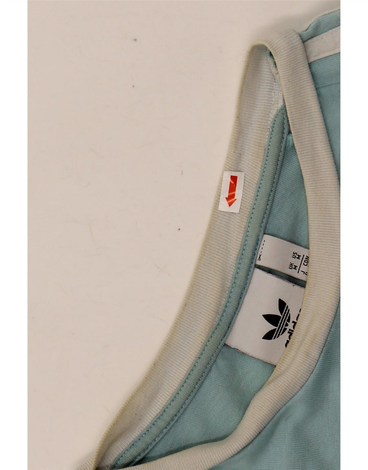 ADIDAS muška majica kratkih rukava Srednje plavi pamuk