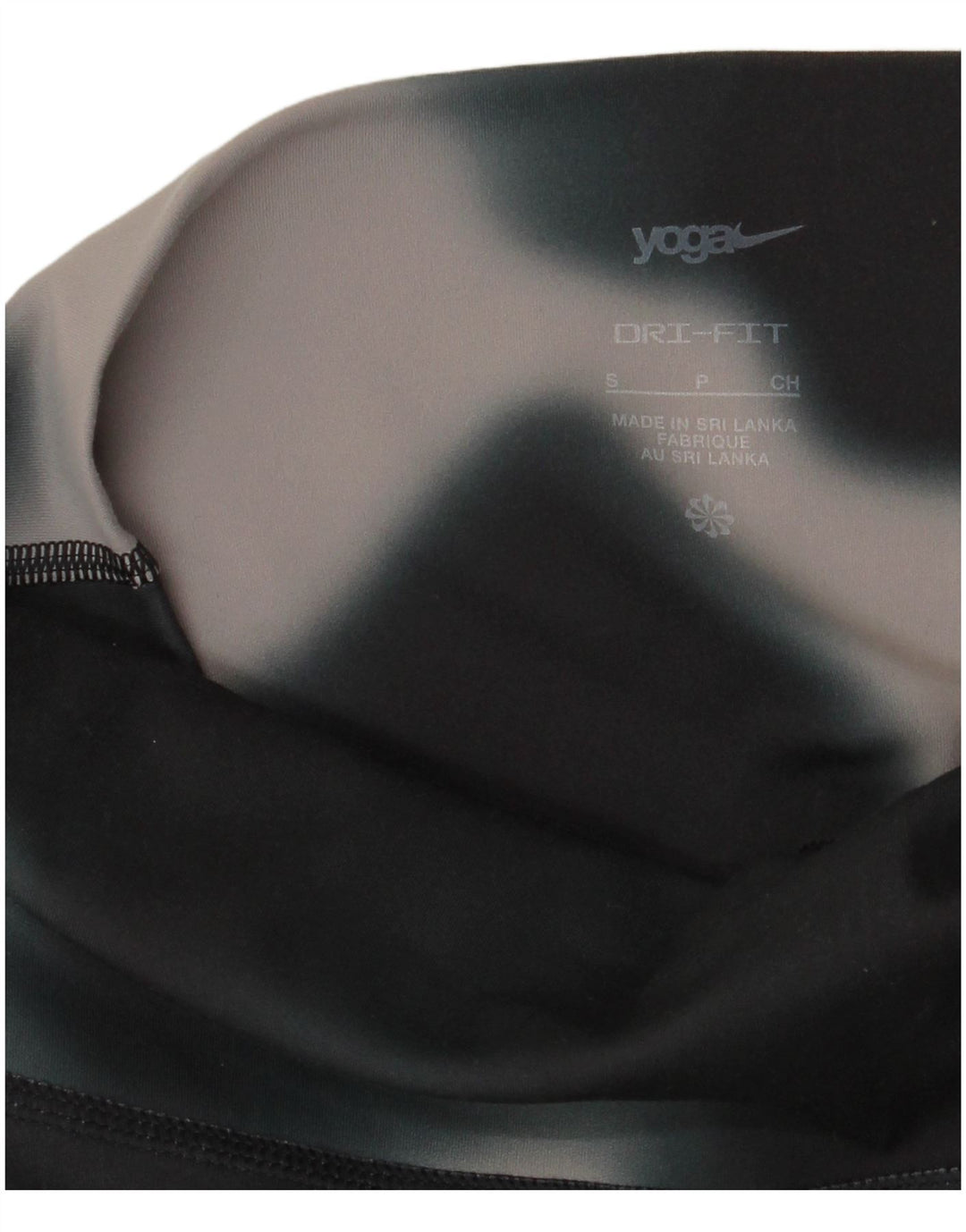 Nike Ženske Dri Fit Leggings UK 10 Small Black Tie Dye