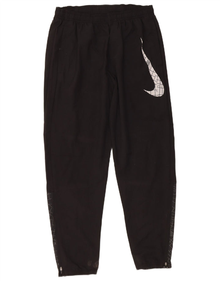 Nike muške Dri Fit Graphic Trenirke srednje crne geometrijske hlače