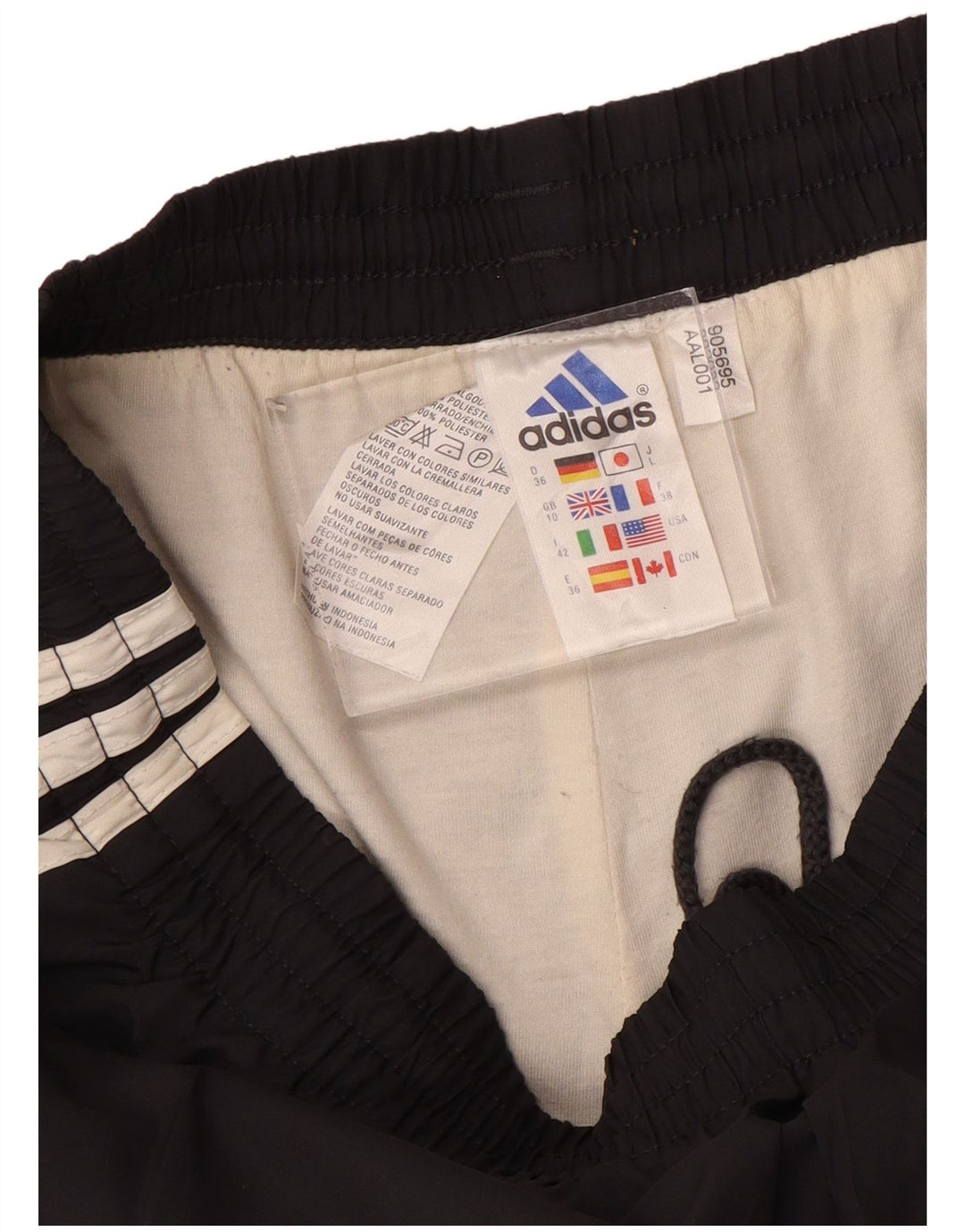 Adidas ženske sportske kratke hlače UK 10 male crne poliesterske